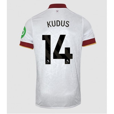 Dres West Ham United Mohammed Kudus #14 Rezervni 2024-25 Kratak Rukav Dres West Ham United Mohammed Kudus #14 Rezervni 2024-25 Kratak Rukav